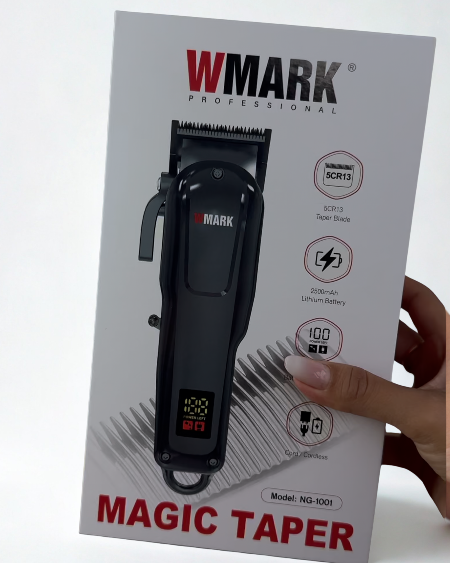 Máquina de Corte Profesional Wmark Magic Taper NG-1001